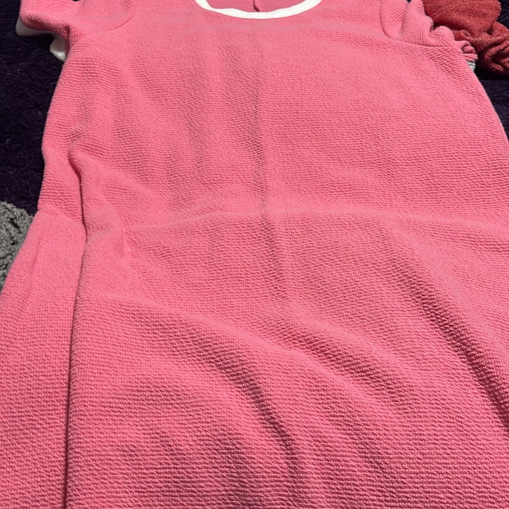 Pink Textured Dress